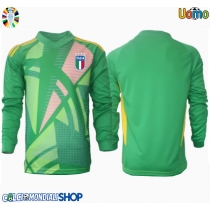 Maglie da calcio Italia Portiere Seconda Maglia Europei 2024 Manica Lunga